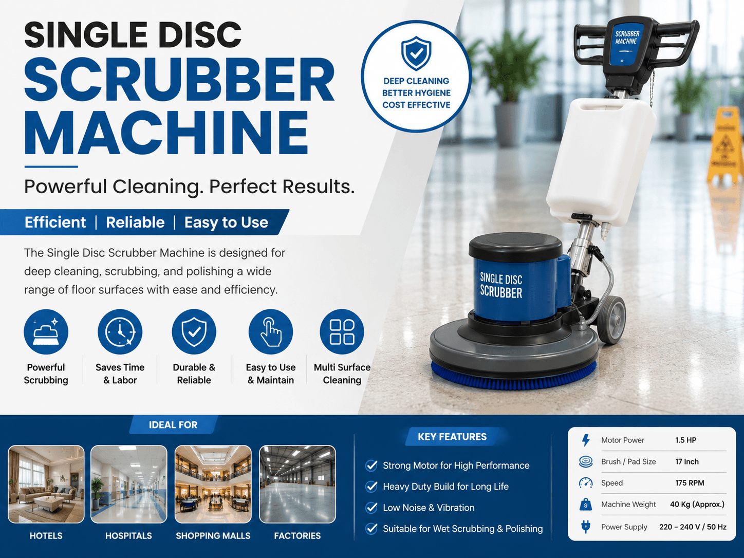 Single Disc Scrubber Machine Price: Complete Buying Guide